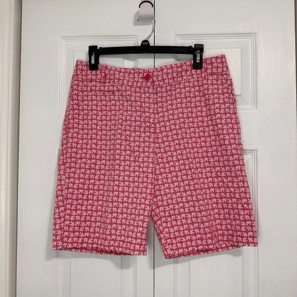 Talbots Capris Size 10 Petite Fish Pattern Womens - Picture 1 of 10